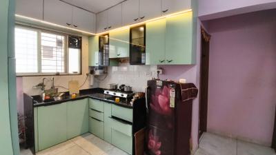 Kitchen Image of 698 Sq.ft 2 BHK Apartment / Flat for rent in Sai Audumbar, Punawale Pune for Rs. 25000
