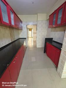 Kitchen Image of 600 Sq.ft 1 BHK Apartment / Flat for rent in Bhumiraj Woods, Kharghar Navi Mumbai for Rs. 24000