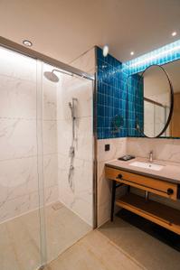 Bathroom Image of 800 Sq.ft 2 BHK Apartment / Flat for sale in Haridhruva Halcyon, Budigere Cross Bengaluru for Rs. 5900000