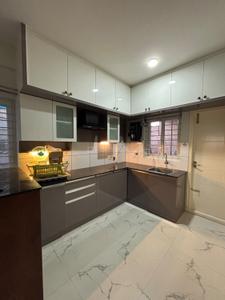 Kitchen Image of 600 Sq.ft 1 BHK Builder Floor for rent in Harlur Bengaluru for Rs. 23000