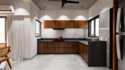 Kitchen Image of 3000 Sq.ft 4 BHK Villa for sale in Nilkanth Aashirwad Villa, Bhayli Vadodara for Rs. 21100000