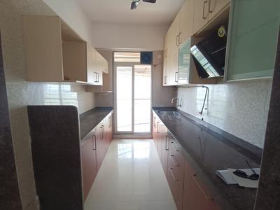 Kitchen Image of 1200 Sq.ft 2 BHK Apartment / Flat for rent in B and M Atlantis, Ghansoli Navi Mumbai for Rs. 65000