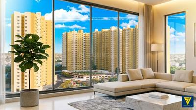 Hall Image of 915 Sq.ft 2 BHK Apartment / Flat for sale in Shapoorji Pallonji Joyville Western Heights, Salap Howrah for Rs. 5100000