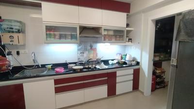 Kitchen Image of 2140 Sq.ft 3 BHK Apartment / Flat for sale in JP Iscon Habitat, Gotri Vadodara for Rs. 11000000