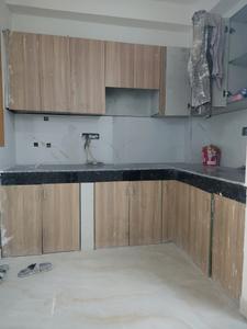 Kitchen Image of 650 Sq.ft 2 BHK Builder Floor for sale in Khanpur New Delhi for Rs. 3700000