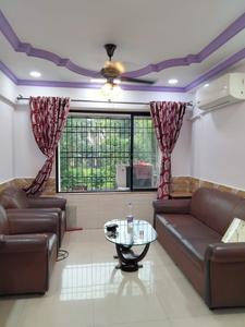 Hall Image of 1200 Sq.ft 3 BHK Apartment / Flat for rent in Prajapati Park, Kopar Khairane Navi Mumbai for Rs. 75000