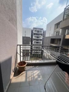 Balcony Image of 950 Sq.ft 2 BHK Apartment / Flat for rent in Bramha F Residences T5 T6 And T7, Wadgaon Sheri Pune for Rs. 45000