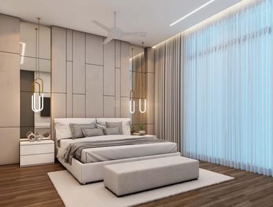 Bedroom Image of 1330 Sq.ft 2 BHK Apartment / Flat for sale in Candeur Lakescape, Kondapur Hyderabad for Rs. 12900000