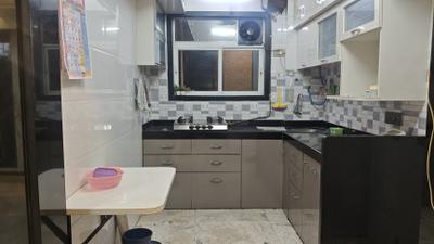 Kitchen Image of 1050 Sq.ft 2 BHK Apartment / Flat for rent in Sanpada Navi Mumbai for Rs. 55000