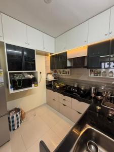 Kitchen Image of 987 Sq.ft 2 BHK Apartment / Flat for rent in Sahyadri Shruberry, Moshi Pune for Rs. 20000