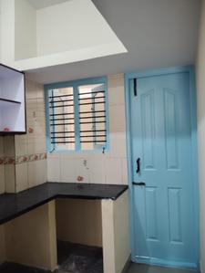 Kitchen Image of 600 Sq.ft 1 BHK Independent House for rent in Ganganagar Bengaluru for Rs. 12000
