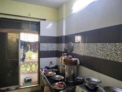 Kitchen Image of 700 Sq.ft 1 BHK Apartment / Flat for rent in Terraform Iris, Kasarvadavali Thane for Rs. 16300