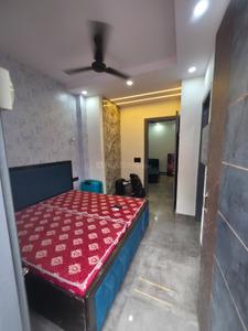 Bedroom Image of 600 Sq.ft 1 BHK Builder Floor for rent in Rajouri Garden New Delhi for Rs. 17500