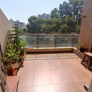Balcony Image of 800 Sq.ft 2 BHK Apartment / Flat for rent in Paranjape Vasant Vihar, Baner Pune for Rs. 33000