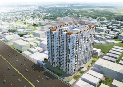 Image of 1611 Sq.ft 3 BHK Apartment / Flat for sale in BPS Twin Towers, Santosh Nagar, Hyderabad for Rs. 12100000