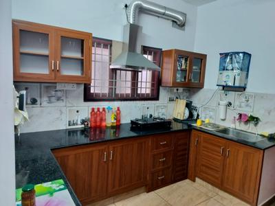 Kitchen Image of 850 Sq.ft 2 BHK Builder Floor for rent in Ariyankuppam Puducherry for Rs. 25000