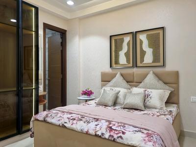 Bedroom Image of 850 Sq.ft 3 BHK Apartment / Flat for sale in Saarthi Affordable Homes, Hastsal New Delhi for Rs. 5100000