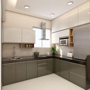 Kitchen Image of 1620 Sq.ft 3 BHK Builder Floor for sale in Trehan Luxury Floors 71, Sector 71 Gurgaon for Rs. 22500000