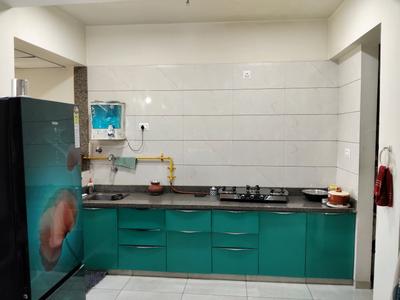 Kitchen Image of 1620 Sq.ft 3 BHK Apartment / Flat for sale in Jay Visat Eminence, Tragad Ahmedabad for Rs. 7800000
