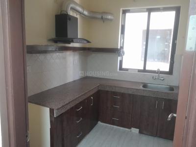 Kitchen Image of 1225 Sq.ft 3 BHK Apartment / Flat for rent in Sheres Shalimar Mannat, Mohammadpur Chauki Lucknow for Rs. 19000