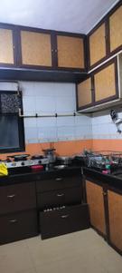 Kitchen Image of 550 Sq.ft 1 BHK Apartment / Flat for rent in Borivali West Mumbai for Rs. 38000