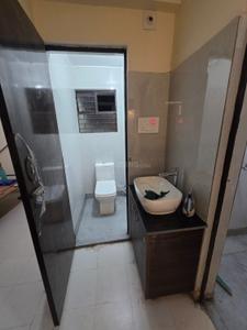 Bathroom Image of 348 Sq.ft 1 BHK Apartment / Flat for rent in UPAVP Brahmputra Enclave, Siddharth Vihar Ghaziabad for Rs. 14500