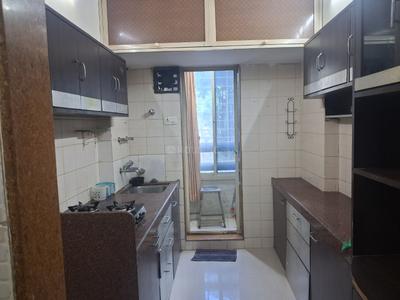 Kitchen Image of 670 Sq.ft 2 BHK Apartment / Flat for rent in Ram Nagar Shanti Garden Sector 5 Bldg 9, Mira Road East Mira Bhayandar for Rs. 32000