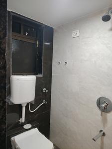 Common Bathroom Image of 936 Sq.ft 1 BHK Apartment / Flat for rent in Haware Dahlia Bldg A D And E, Kasarvadavali Thane for Rs. 14000