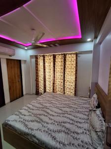 Bedroom Image of 1000 Sq.ft 2 BHK Apartment / Flat for rent in Aawaass River Front, Randesan Gandhinagar for Rs. 28000