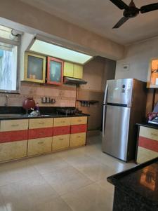 Kitchen Image of 950 Sq.ft 1 BHK Apartment / Flat for rent in Mangla Aura, Alkapuri Vadodara for Rs. 18000