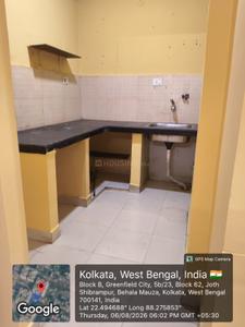 Kitchen Image of 1300 Sq.ft 3 BHK Apartment / Flat for rent in Srijan Green Field City Classic Premium, Maheshtala Kolkata for Rs. 22000
