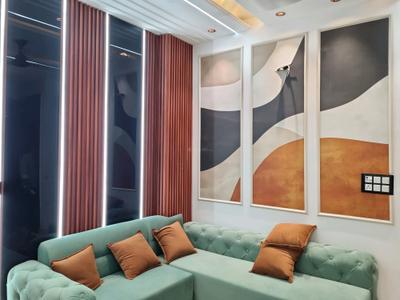 Living Room Image of 600 Sq.ft 2 BHK Apartment / Flat for sale in Hans Luxury Floor, Nawada New Delhi for Rs. 3600002