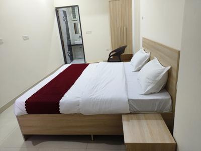 Bedroom Image of 950 Sq.ft 1 RK Apartment / Flat for rent in Tonk Road Jaipur for Rs. 12500