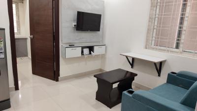 Living Room Image of 750 Sq.ft 1 BHK Apartment / Flat for rent in Kondapur Hyderabad for Rs. 25500