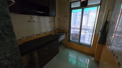 Kitchen Image of 580 Sq.ft 1 BHK Apartment / Flat for rent in Kopar Khairane Navi Mumbai for Rs. 26000