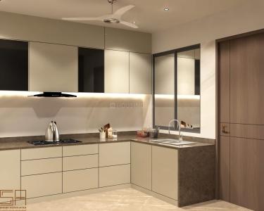 Kitchen Image of 5500 Sq.ft 4 BHK Apartment / Flat for rent in Venus Pashmina, Bodakdev Ahmedabad for Rs. 250000