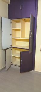 Bedroom Image of 800 Sq.ft 1 BHK Apartment / Flat for rent in SCC Homes Flat, Velachery Chennai for Rs. 18000