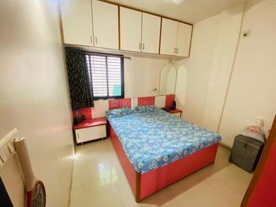 Bedroom Image of 1100 Sq.ft 2 BHK Apartment / Flat for rent in Ghatlodiya Ahmedabad for Rs. 16000
