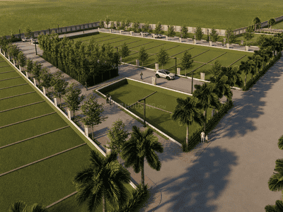 Big Ahaana Residency Plot View 3