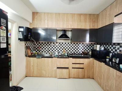 Kitchen Image of 2200 Sq.ft 3 BHK Apartment / Flat for rent in NCC Cyber Urbania, Osman Nagar Hyderabad for Rs. 35000