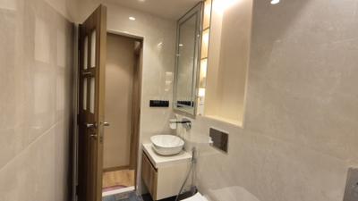 Bathroom Image of 600 Sq.ft 1 BHK Apartment / Flat for rent in Divine Shivom Khar Station, Khar West Mumbai for Rs. 210000