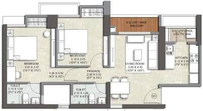 Image of 2200 Sq.ft 4 BHK Apartment / Flat for sale in Kalpataru Parkcity, Thane West, Thane for Rs. 40900000