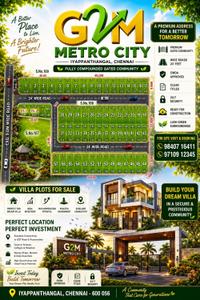 Image of 820 Sq.ft Residential Plot / Land for sale in Iyyappanthangal, Chennai for Rs. 7789180