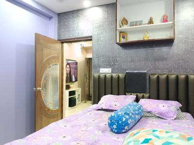 Bedroom Image of 980 Sq.ft 2 BHK Apartment / Flat for rent in Riya Manbhari Ananya, Harinavi Kolkata for Rs. 20000