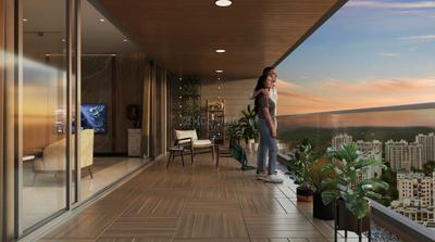 Balcony Image of 1154 Sq.ft 2 BHK Apartment / Flat for sale in Skyora, Bavdhan Pune for Rs. 10000000