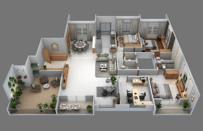 Image of 1070 Sq.ft 2 BHK Apartment / Flat for sale in Keshav Nagar, Pune for Rs. 7500000