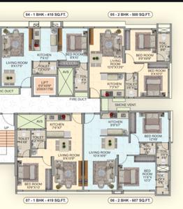 Image of 707 Sq.ft 2 BHK Apartment / Flat for sale in Aakruti Om Priyadarshani, Ghatkopar East, Mumbai for Rs. 15500000