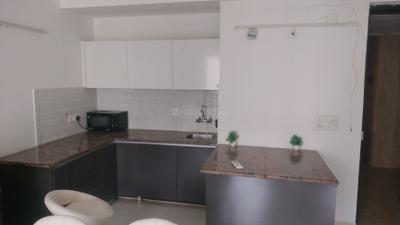Kitchen Image of 680 Sq.ft 1 BHK Apartment / Flat for sale in Sunworld Arista, Sector 168 Noida for Rs. 8200000