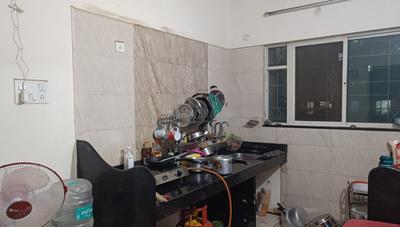 Kitchen Image of 700 Sq.ft 1 BHK Apartment / Flat for rent in GK Blue Bells, Moshi Pune for Rs. 15000