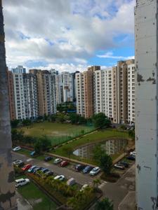Balcony Image of 2200 Sq.ft 3.5 BHK Apartment / Flat for rent in Unitech Uniworld City, New Town Kolkata for Rs. 46000